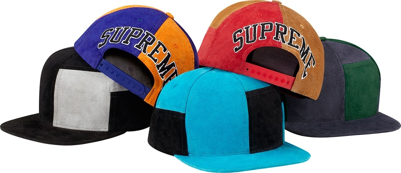 Patchwork Suede Back Arc Hat